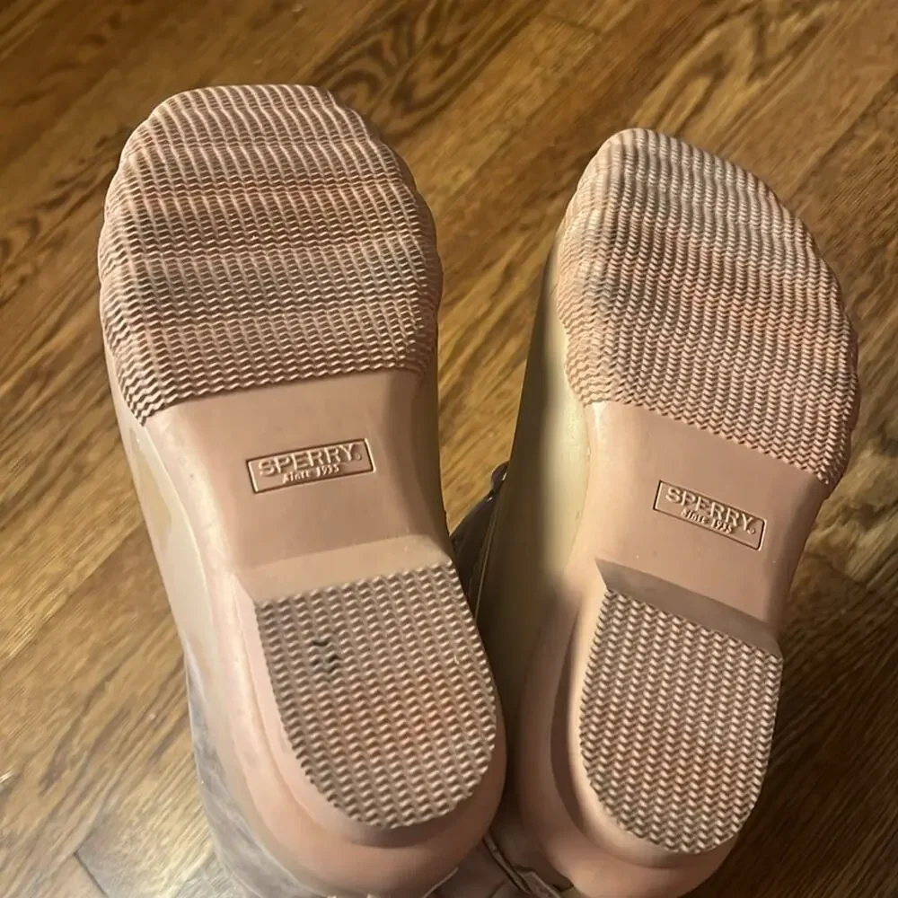 Sperry Blush Pink Saltwater Duck Boot Women’s Size 5.5